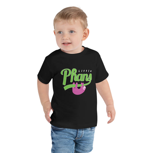 Toddler Short Sleeve Tee (Pink/Green Logo)