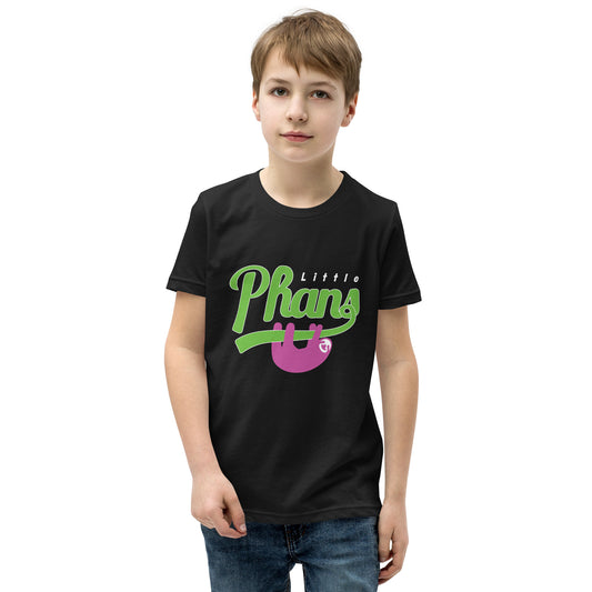 Youth Short Sleeve T-Shirt (Pink/Green Logo)